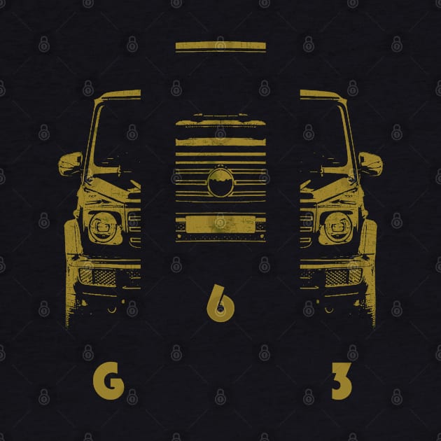 G63 g class simple gold sketch by WOS